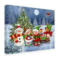thumbnail image 2 of MAKIKO 'Christmas Elves And Friends' Canvas Art, 2 of 3