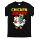 thumbnail image 1 of Camiseta gráfica vintage de pollo Jockeys: diseño retro de pixel art con texto CHICKEN JOCKEY, algodón pesado de 180 g/m², unisex, informal, para niño, cómoda para todas las estaciones., 1 of 5