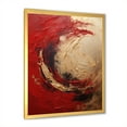 thumbnail image 5 of Designart "Fusion Spiral In Red And Gold I" Abstract Spirals Picture Framed Wall Art Prints, 5 of 5