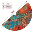 thumbnail image 5 of Kll 48" Christmas Tree Skirt Mandala Colorful 1 Xmas Tree Skirts Mat For New Year Xmas Holiday Party Indoor Outdoor Home Decoration, 5 of 9