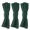 Dark Green, variant on 3pair Double Layer Flat Shoelaces Dark Green for Sneakers Athletic Shoes 24"-72"