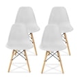 thumbnail image 1 of Set de 4 Sillas Modernas Idea Nuova Eames Minimalista color Gris, 1 of 11