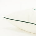 thumbnail image 5 of Rizzy Home Holiday Ivory/Green Sentiment - "Tis The Season To Lose All Reason" Cotton 20"x20" Poly Filled Decorative Throw Pillow, 5 of 5