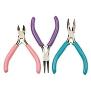 CousinDIY 3 Piece Craft & Jewelry Making Tool Kit, Pliers and Side Cutters