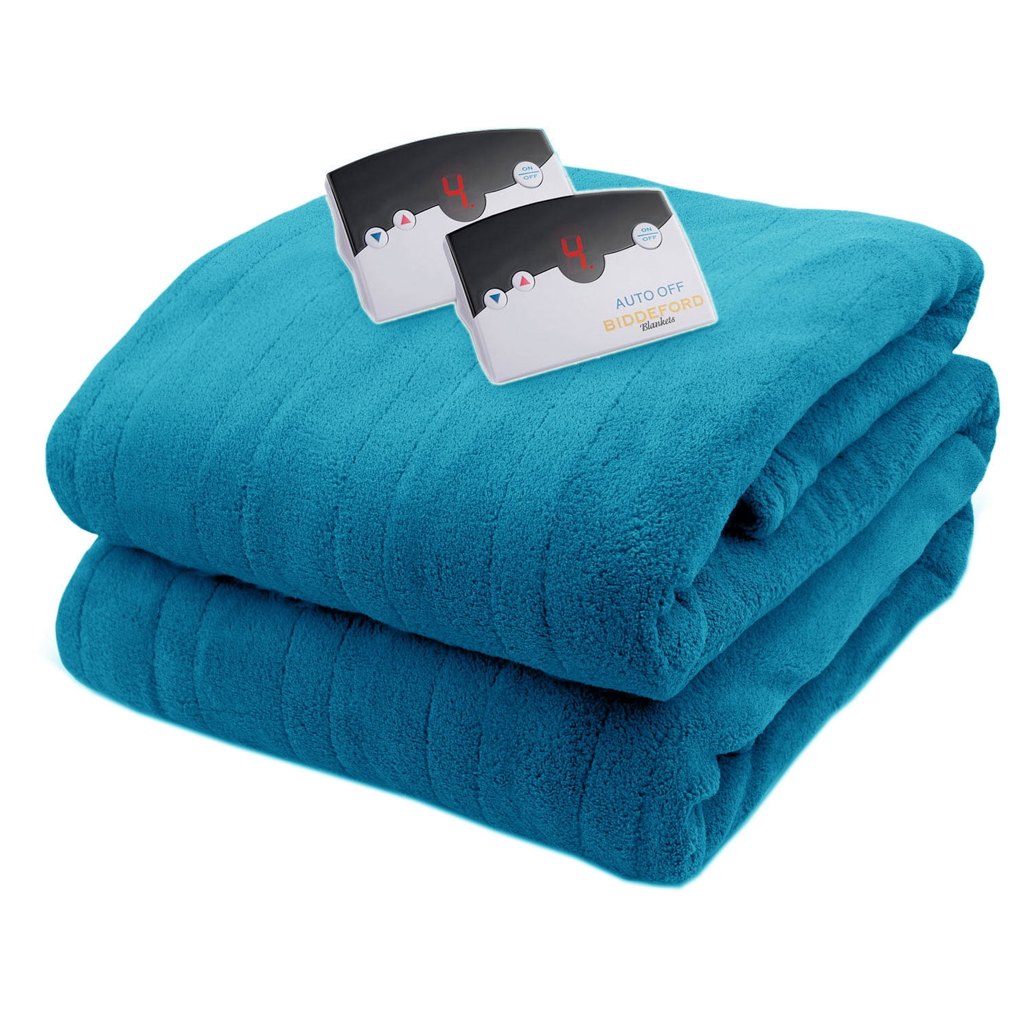 Biddeford 2034905191521 MicroPlush Electric Heated Blanket King Aqua