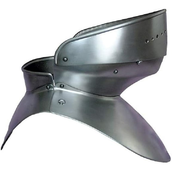 ANTIQUECOLLECTION Full Gorget and Bevor Functional Medieval Neck Armor
