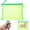 Green, variant on 1pcs Mesh Zipper Pouch Pencil Bags, Plastic Zippered Storage Bags for Organizing, Clear Pouches with Zipper, Waterproof Mesh Pouch for Office Classroom Supplies, Home Organize, Travel Storage, Green