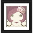 thumbnail image 1 of Sommers, Mindy 20x21 Black Ornate Wood Framed with Double Matting Museum Art Print Titled - Carnaby Girl, 1 of 4