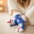 thumbnail image 5 of Sherpa Lined Floor Socks For Women Indoor Slipper Socks Plush Fleece Home Socks Non Slip Grip Lounge Cabin Socks (A), 5 of 5