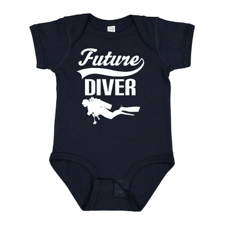 

Inktastic Future Diver Scuba Diving Gift Baby Boy or Baby Girl Bodysuit