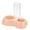 B, variant on Automatic Pet Feeder and Waterer 2 in 1 Bowl Set for Cats Dogs Indoor Use Durable Design Food Dispenser Drinker Dish