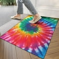 thumbnail image 4 of Colorful Tie Dye Pattern Door Rugs,Washable Non Slip Door Mats Indoor,Decorative Door Mats,Entry Mat Indoor for Entrance,Bedroom,Kitchen,Bathroom,17"x30", 4 of 6