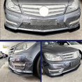 thumbnail image 3 of Front Bumper Lower Lip Diffuser Spoiler  For Mercedes-Benz C Class W204 S204 Facelift 2011-2014 AMG Line Sport, 3 of 7
