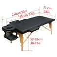 thumbnail image 2 of GreenLife® 2-Section 5" Luxury Wooden Super Stable Portable Massage Table - MTW122, 2 of 6