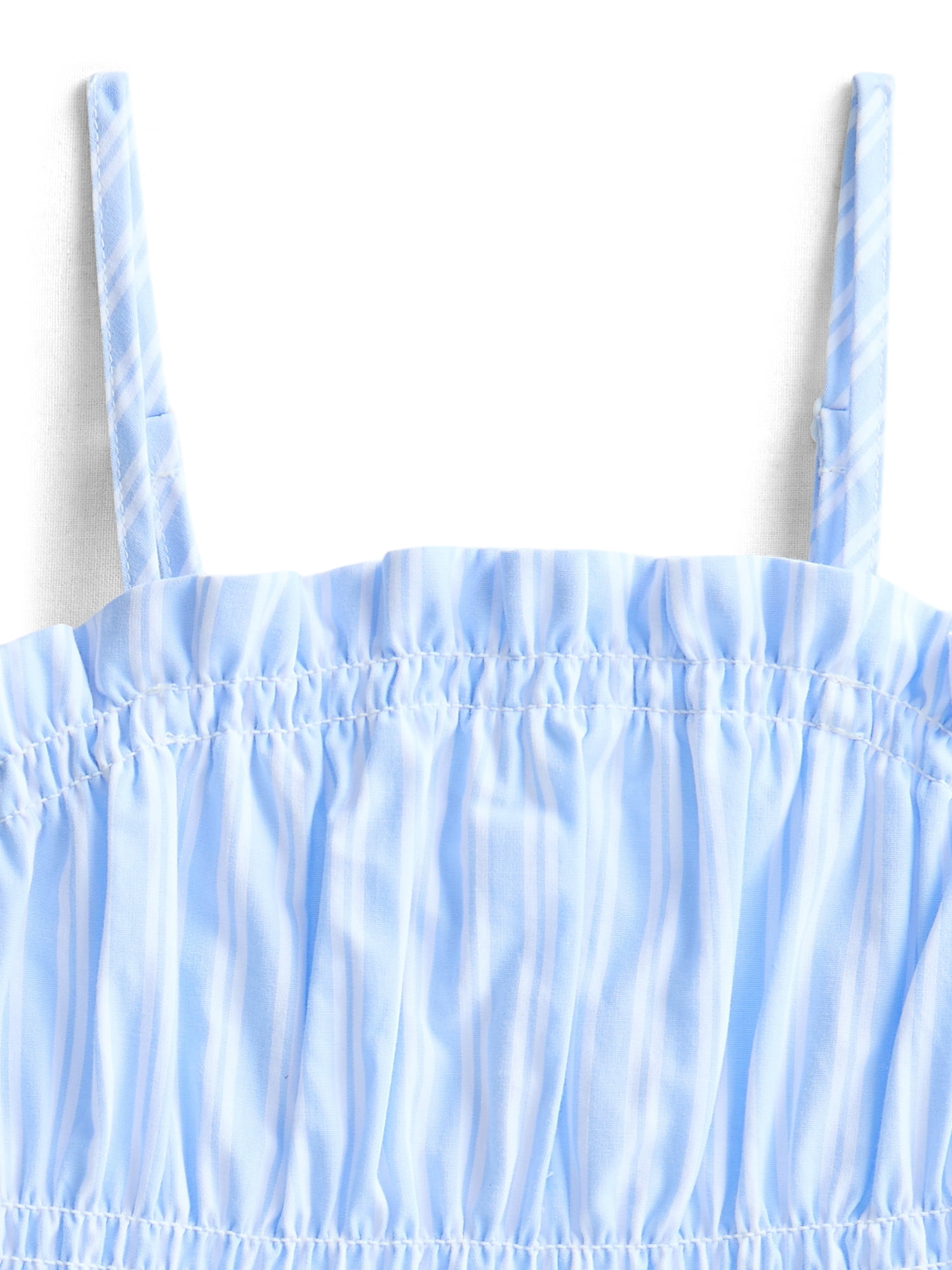 Wonder Nation Girls Smocked Peplum Top, Sizes 4-18