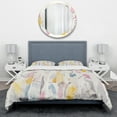 thumbnail image 2 of Designart 'Multi-Color Geometric Bars II' Geometric Duvet Cover Set, 2 of 4