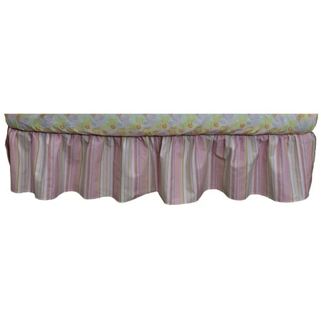 UPC: 0767843318760 | Pink Stripe Dust Ruffle by Nurture