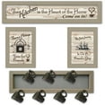 thumbnail image 1 of "Kitchen Collection VI" Vignette 4 Pcs avec Porte-Gobelet 7-Peg par Millwork Engineering, Cadre Taupe, 1 of 1