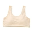 thumbnail image 2 of Cethrio Kids Girls Bras, Seamless Wireless Sports Bralettes for Gilrs Beige Size 16-17 T, 2 of 5