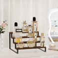 thumbnail image 2 of Organizador de perfumes YINMIT de madera con soporte elevador de 4 niveles, 2 of 9
