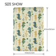 thumbnail image 3 of Rateoe Seahorse Pattern Passport Holder Wallet Leather Mulit-purpose Travel Wallet Credit Cards Case ,Passport Cover for Women Men-6.5 in, 3 of 5