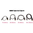 thumbnail image 2 of Came-TV 6' Ultra-Thin and Flexible Standard Type-A to Micro Type-D HDMI Cable, 2 of 2