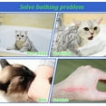 thumbnail image 5 of Breathable Mesh Shower Bag - Anti Scratch Adjustable Grooming for Nail Trimming, Bathing - Polyester Soft Cat Washing, 5 of 7