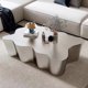 thumbnail image 2 of Mesa de centro Industrial de Metal, Mesa auxiliar de diseño minimalista única y estética, Mesa Auxiliar de lujo moderna, muebles posmodernos, 2 of 4