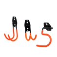 thumbnail image 1 of Ganchos para sistema de almacenamiento, almacenamiento de acero para garaje, 4 puntos de soldadura, ganchos para garaje, ganchos y perchas con revestimiento antideslizante para herramientas, juego de 3 piezas Sailing Electrónica, 1 of 5