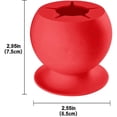 thumbnail image 3 of Soft Silicone Weeding Waste Collector with Suction Cup Star Opening, Vinyl Silicone Suction Vup,Craft Collector Tool Holder for Weeding Tool Kit 2.95 Inches High, 2.55 Inches Wide, 3 of 3