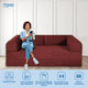 thumbnail image 3 of SOFA CAMA TEDDY SMOOTH BIRGUNDY, 3 of 10