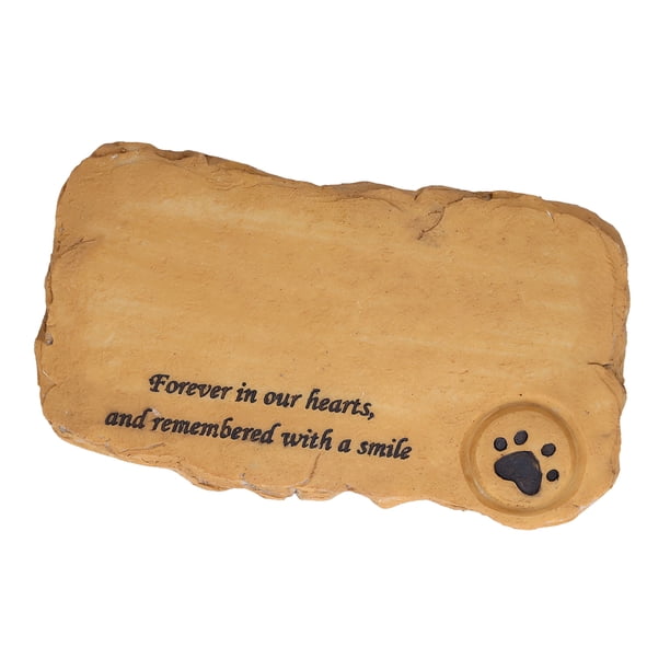 Suministros para mascotas, lápida conmemorativa para mascotas, resistente a la intemperie, piedra conmemorativa para jardín, lápida conmemorativa para mascotas, características de vanguardia