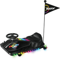 Crazy Cart Shift Lightshow by Razor - 12V Electric Drifting Go-Kart for Kids Ages 6 , up to 8 mph