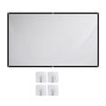 thumbnail image 2 of Household Projector Screen, Polyester High Density Easy Installation Foldable Stable Portable Projector Screen  for Travel for Home Theater 60 Inch,72 Inch,84 Inch, 2 of 7