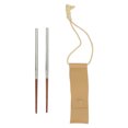 thumbnail image 2 of Palillos de madera portátiles, palillos de madera plegables Palillos de madera desmontables portátiles Palillos de madera para acampar Calidad de nivel superior, 2 of 8