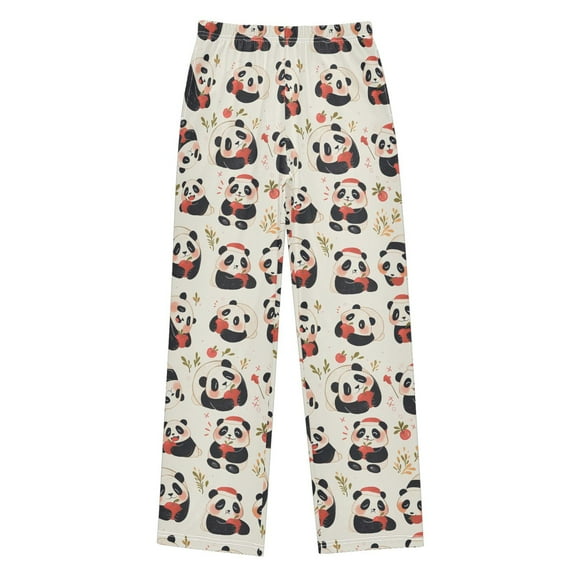 joogoo Cartoon Pandas Pajama Pants Pj Bottoms Sleepwear Lounge L