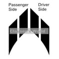 thumbnail image 2 of Clausen's World 4" Fender Double Hash Bar vinyl Racing Stripes Decal - Compatible with Chevrolet Corvette C5, 2 of 6