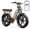 Yellow, variant on TST Electric Bike for Women, 20"x4" Fat Tire, E Mountain Bike, 750W Motor 48V/15AH SGS, Dual Hydraulic Disc Brakes, Full Suspension