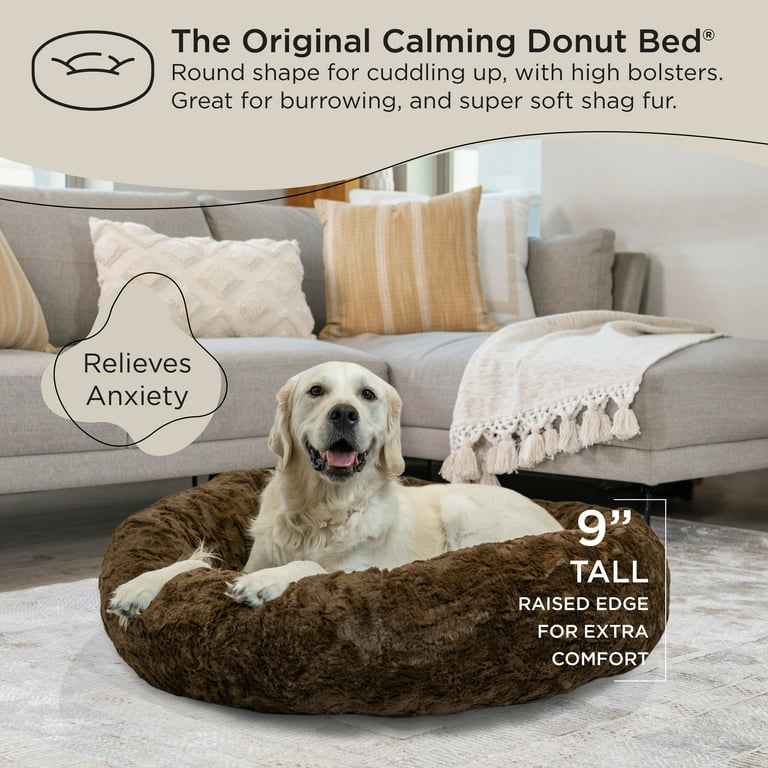Cave Dog Bed Best Friends By Sheri Original Calming Donut Shag