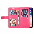 thumbnail image 4 of For Apple iphone XS Max Wallet Leather Case Shockproof Multifunction Zipper Card Pocket Cover, 4 of 6