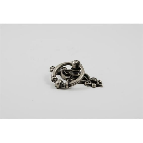 Residential Essentials 10247AP Cabinet Ring Pull with Backplate- Aged Pewter