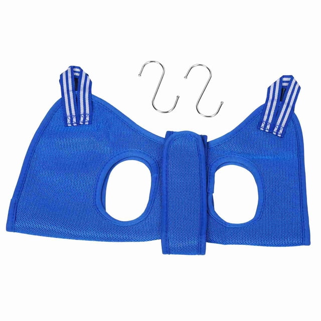 Pet Grooming Hammock, Breathable Small Pocket Design Dog Grooming Harness Blue Adjustable Soft Sturdy For Cats XS,S,M,L