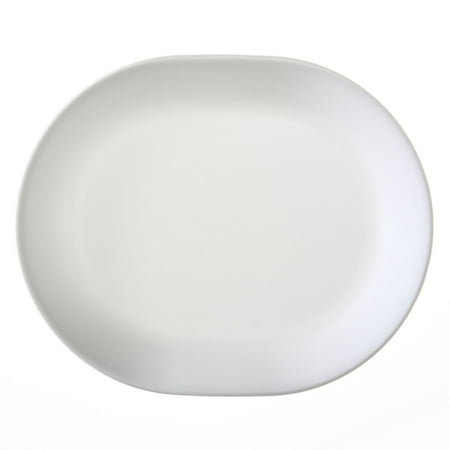 Halloween Serving Platters Corelle Livingware 12-1/4-Inch Serving Platter, Winter Frost White (Winter Frost White- 2-Pack) ()