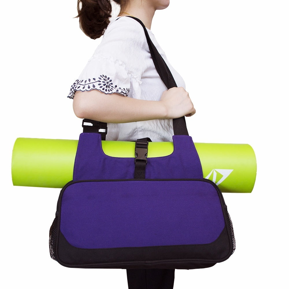 Gym Bag Large Capacity Yoga Mat Bag Holder Straps Tote Bag Handbag