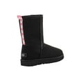 thumbnail image 4 of UGG Classic Short II Graphic Logo 1117532 Black / Goat Sheepskin Boot, 4 of 11