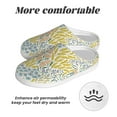 thumbnail image 6 of Rateoe Boho Print Women's Men's Cotton Knit Slippers Lightweight Memory Foam Indoor House Shoes with Anti-Skid Sole-42/43, 6 of 7