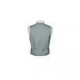 thumbnail image 3 of Best Tuxedo Men's Formal, Prom, Wedding, Homecoming, Cruise Tuxedo Vest, Bow-Tie & Hankie Set in Silver - 4XL, 3 of 3