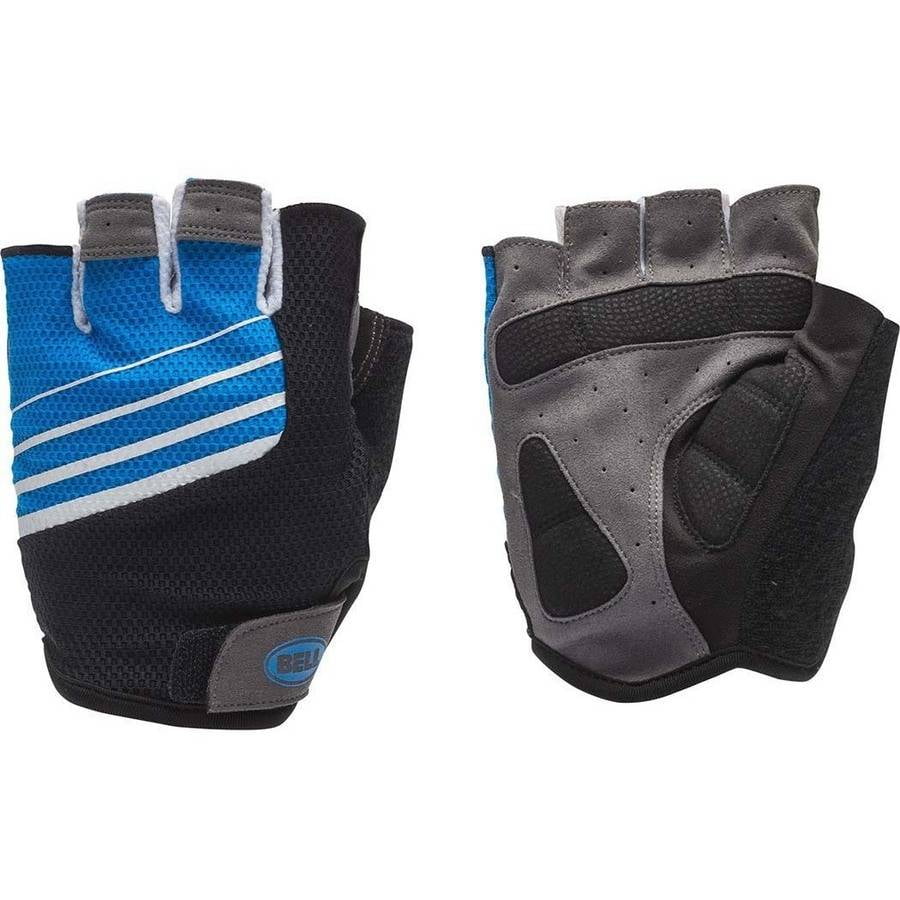 Bell Ramble 500 HalfFinger Cycling Gloves, Blue/White/Black, Large