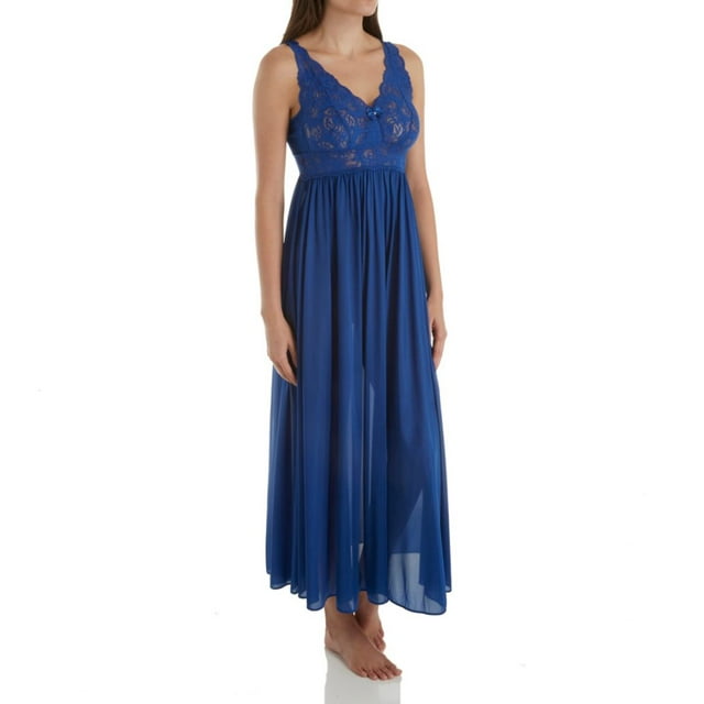 Robe Silhouette 53 Pouces pour Femmes Shadowline 31737 (Marine 2X)