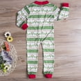 thumbnail image 4 of Ensemble de Pyjamas de Noël Assortis pour la Famille Femmes Enfants Grenouillères à Rayures Vertes Vêtements de Nuit de Noël Pyjamas PJs, 4 of 7